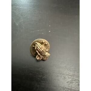 1960s Praying Hands Lapel Pin